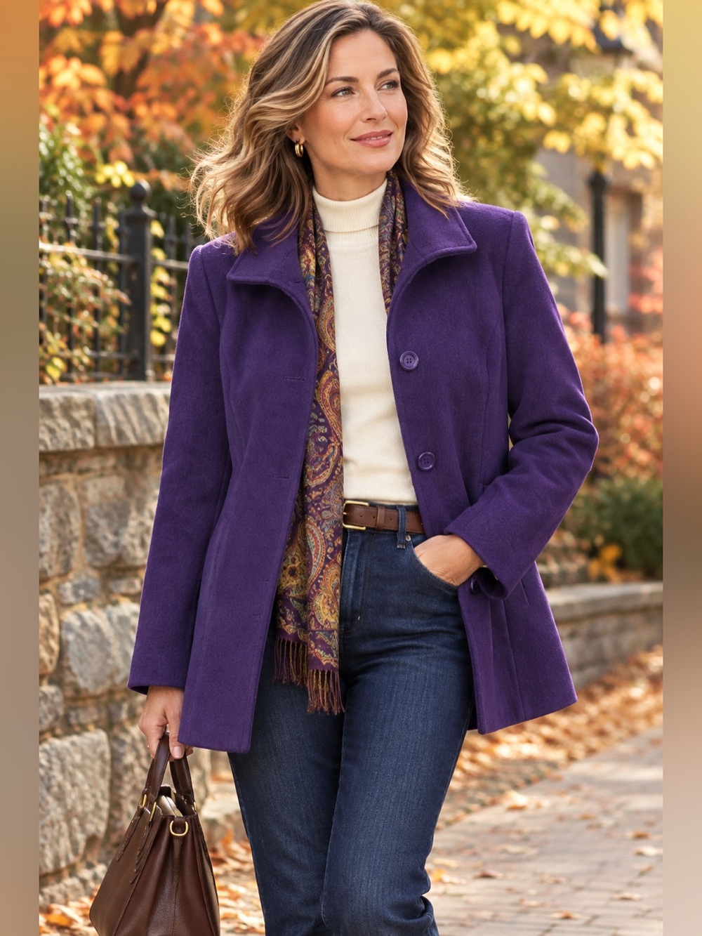 Mulberry Cashmere Wool Tailored Jacket Coat – Like New